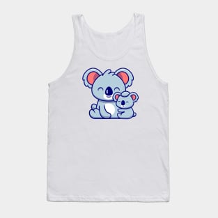 Cute Koala Mother With Baby Koala Tank Top